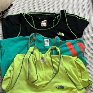 3 north face tank tops